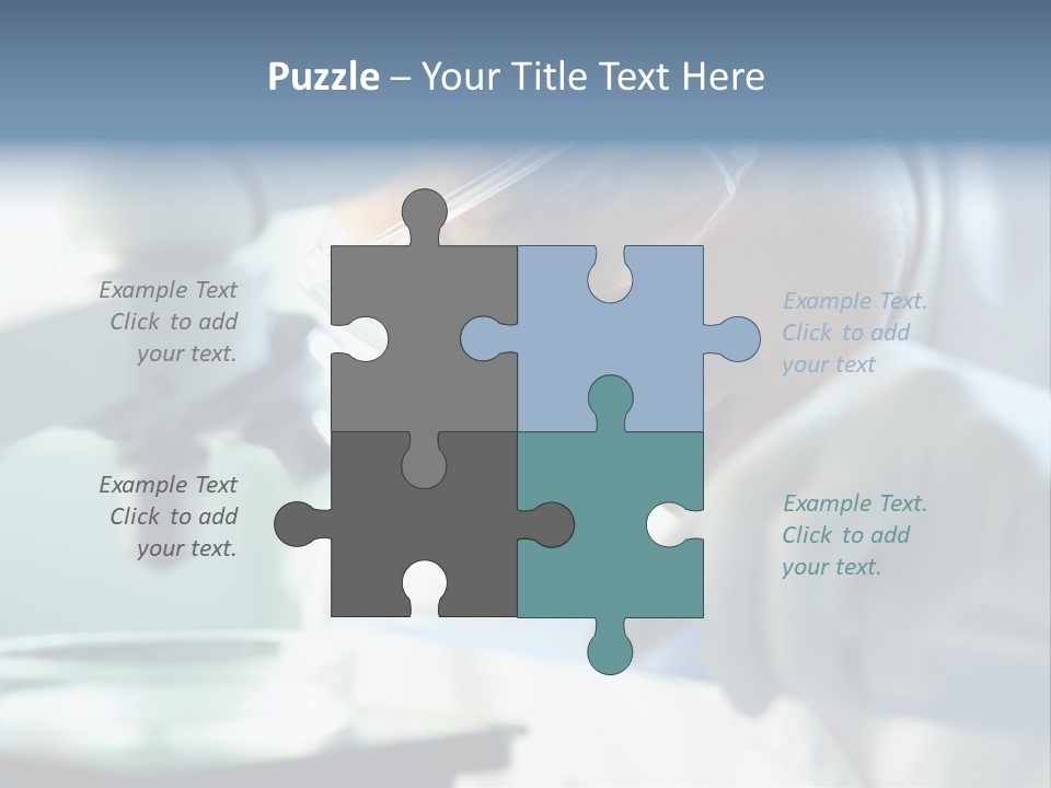 Biotechnology Lab Biochemistry PowerPoint Template