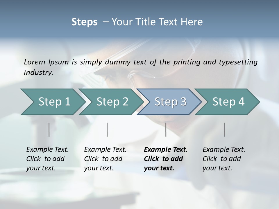 Biotechnology Lab Biochemistry PowerPoint Template
