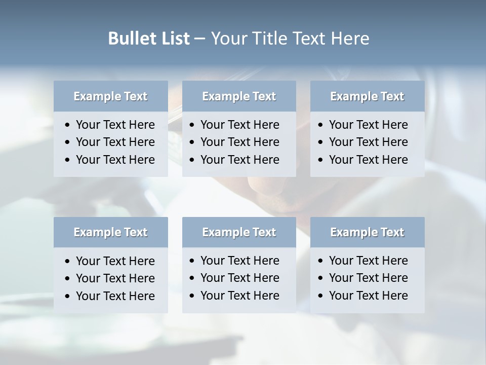 Biotechnology Lab Biochemistry PowerPoint Template