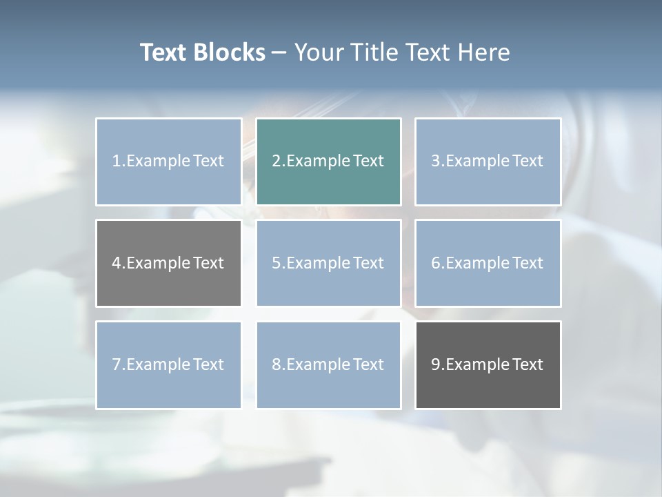 Biotechnology Lab Biochemistry PowerPoint Template