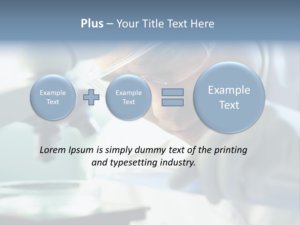 Biotechnology Lab Biochemistry PowerPoint Template