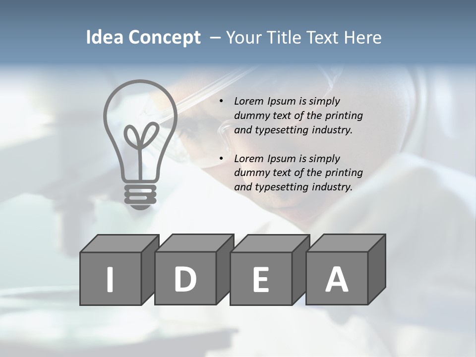 Biotechnology Lab Biochemistry PowerPoint Template