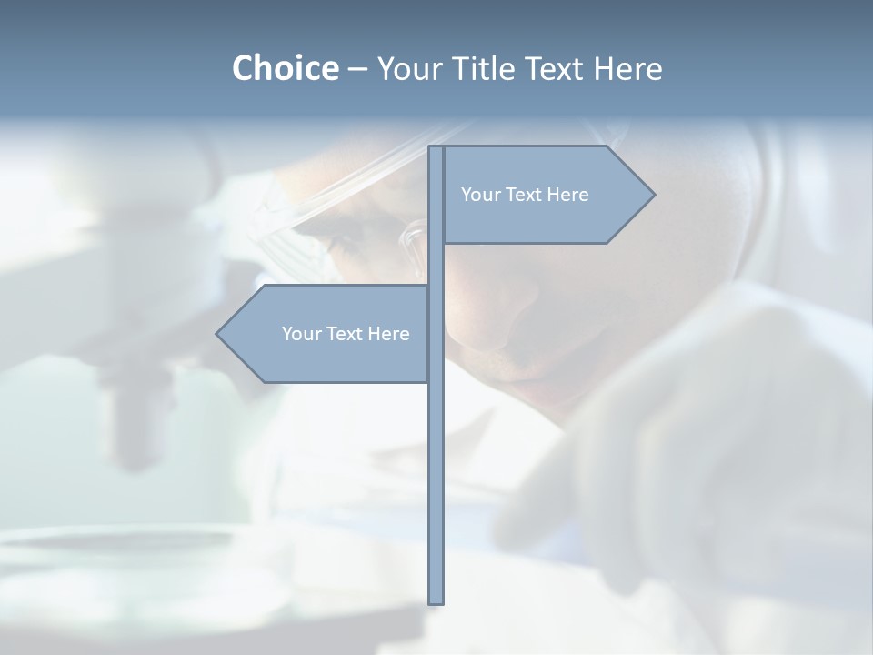 Biotechnology Lab Biochemistry PowerPoint Template