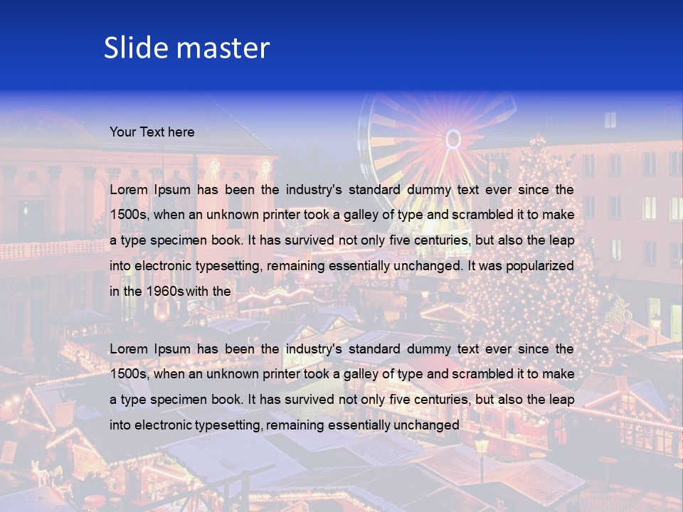 Building Fairy Star PowerPoint Template