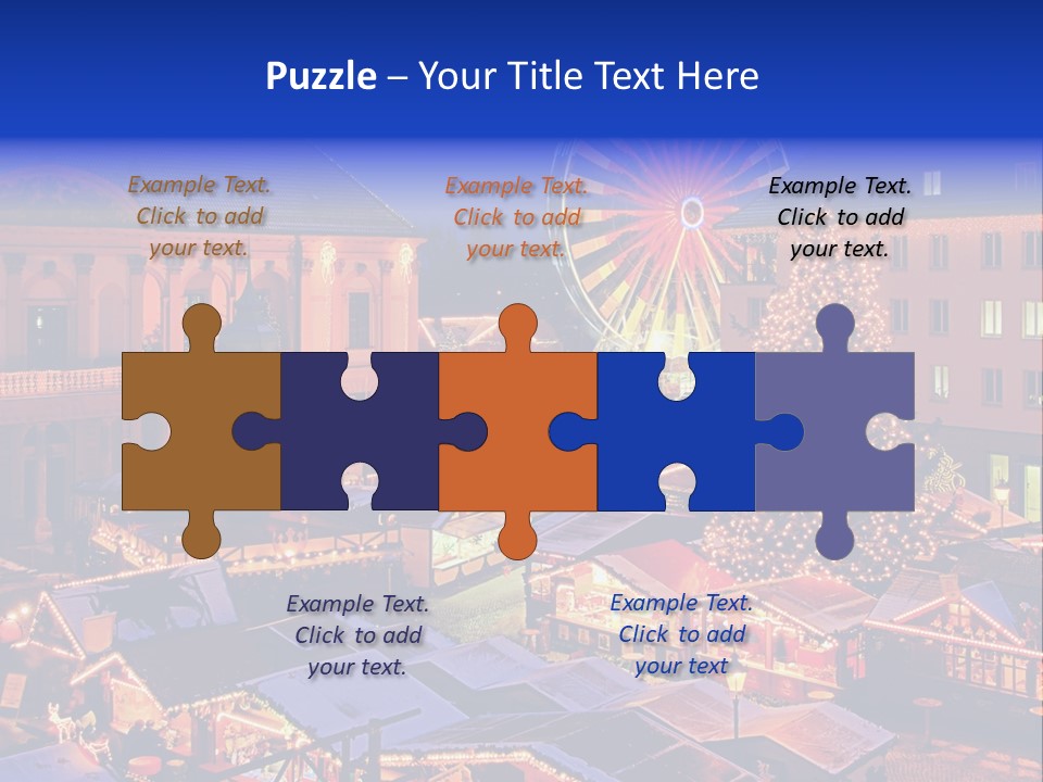 Building Fairy Star PowerPoint Template