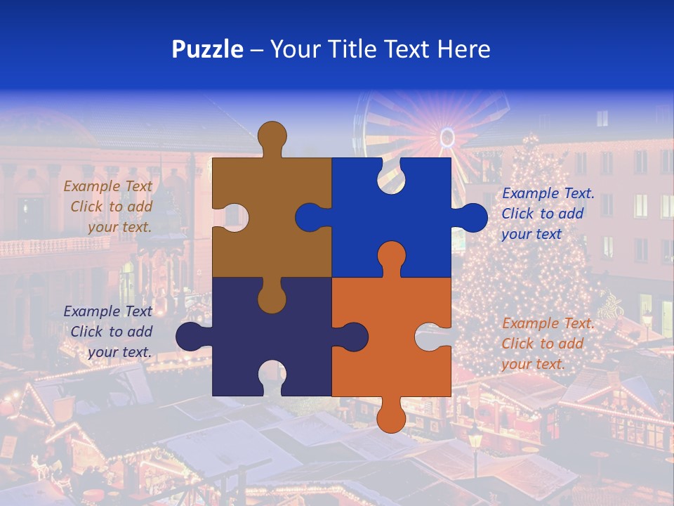 Building Fairy Star PowerPoint Template