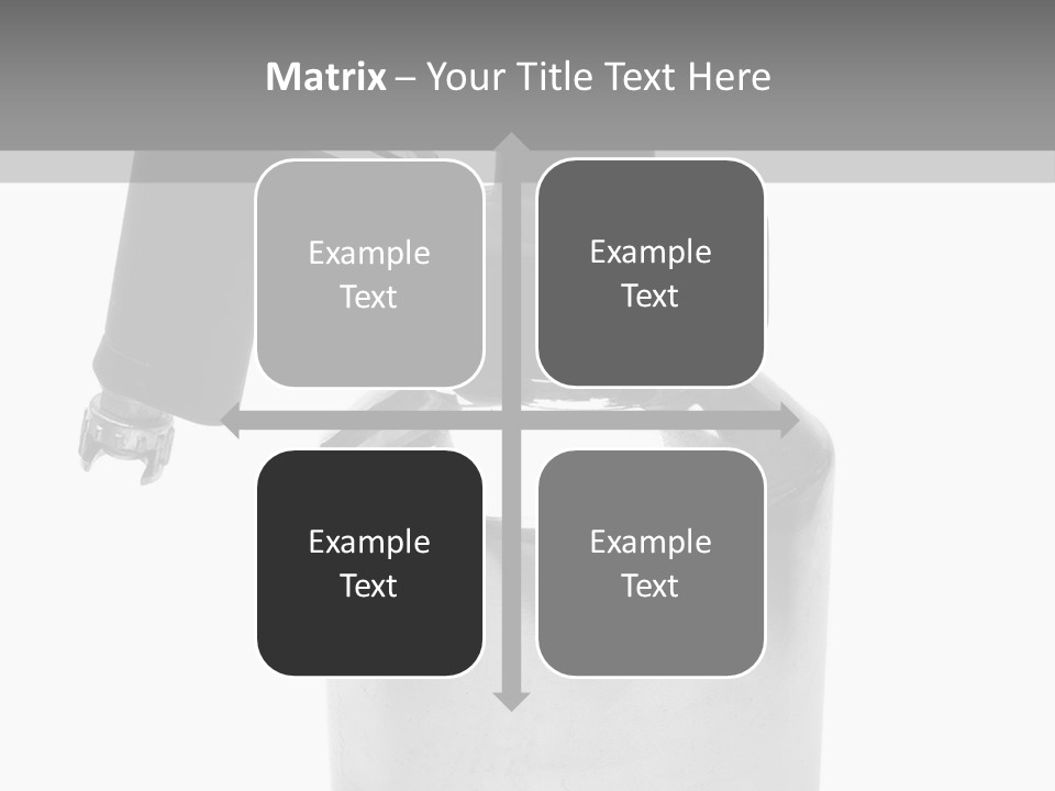 Handle Work Sprayer PowerPoint Template