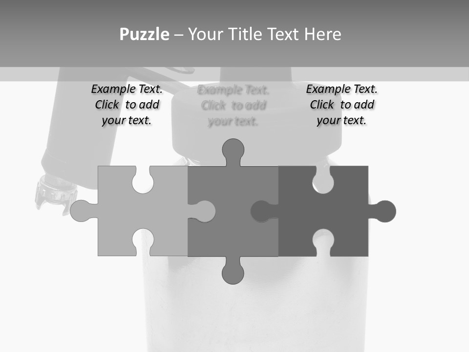 Handle Work Sprayer PowerPoint Template