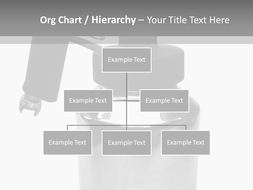 Handle Work Sprayer PowerPoint Template