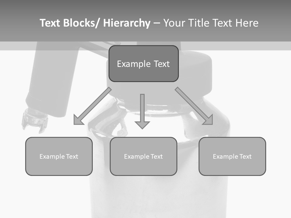 Handle Work Sprayer PowerPoint Template