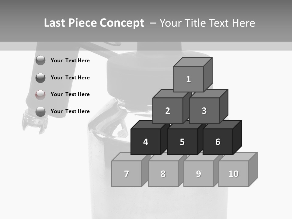 Handle Work Sprayer PowerPoint Template
