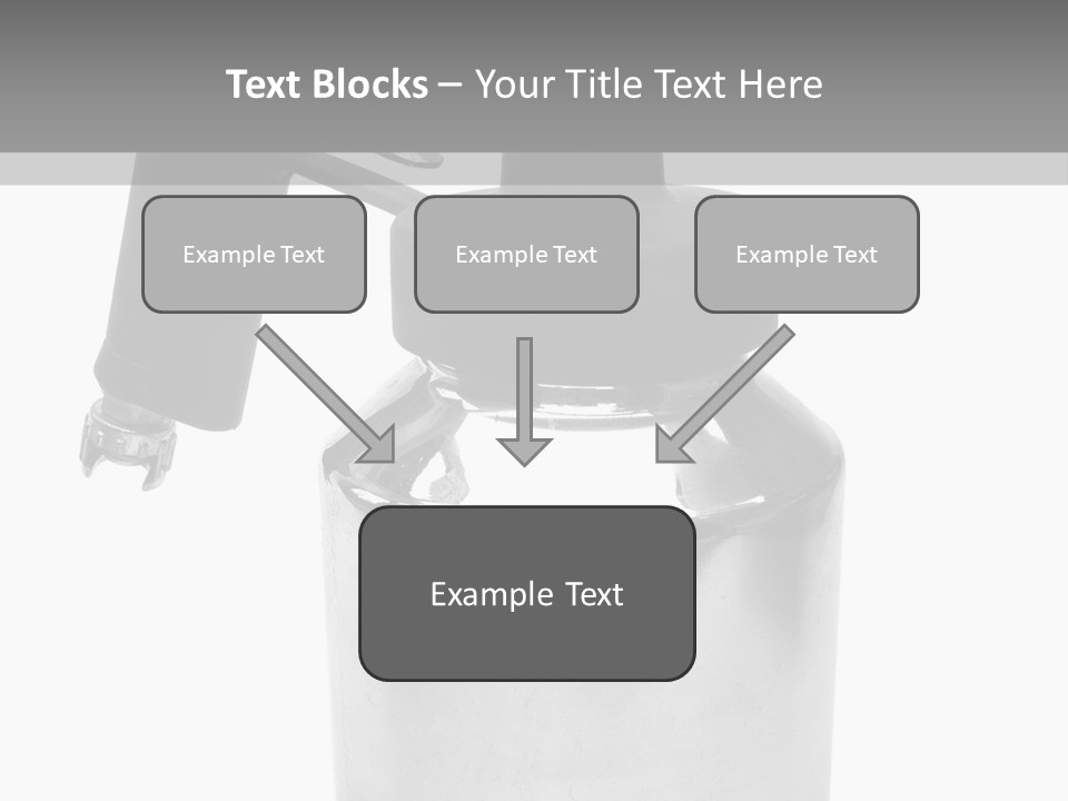 Handle Work Sprayer PowerPoint Template