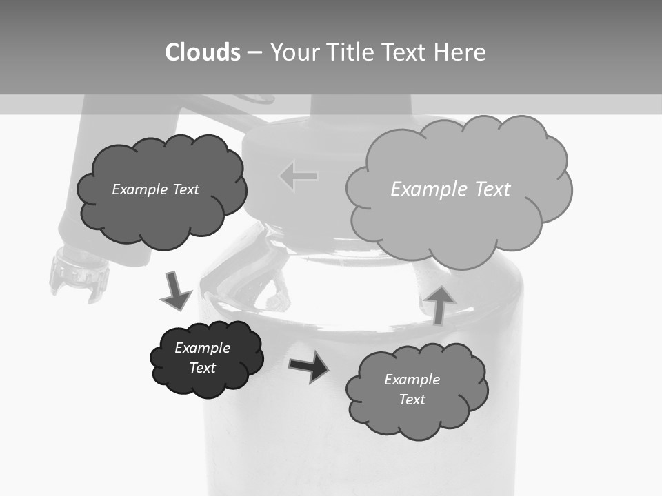 Handle Work Sprayer PowerPoint Template