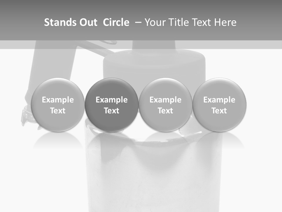 Handle Work Sprayer PowerPoint Template