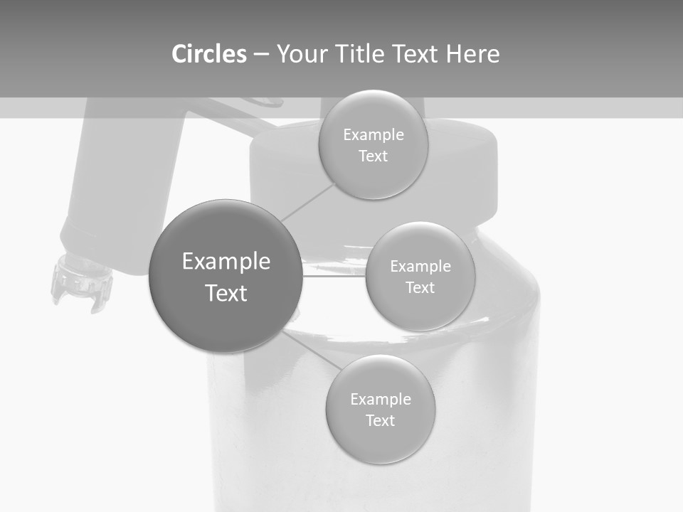 Handle Work Sprayer PowerPoint Template