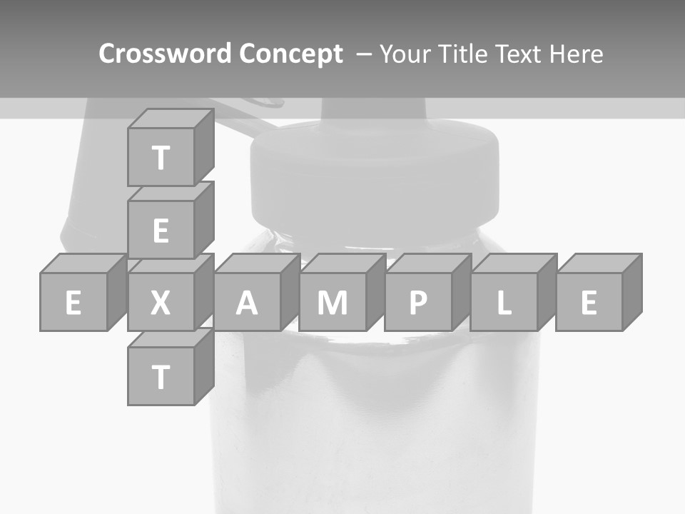 Handle Work Sprayer PowerPoint Template