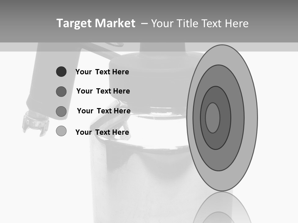 Handle Work Sprayer PowerPoint Template