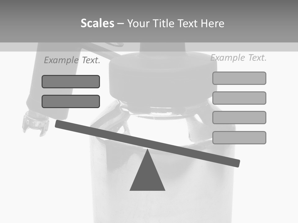 Handle Work Sprayer PowerPoint Template