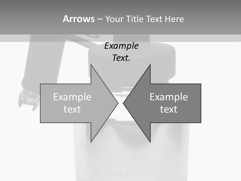Handle Work Sprayer PowerPoint Template