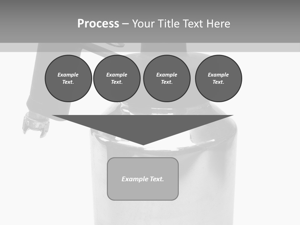 Handle Work Sprayer PowerPoint Template