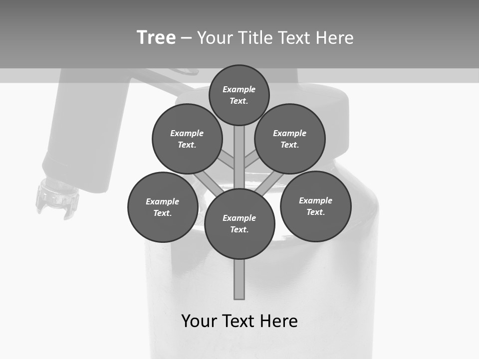 Handle Work Sprayer PowerPoint Template