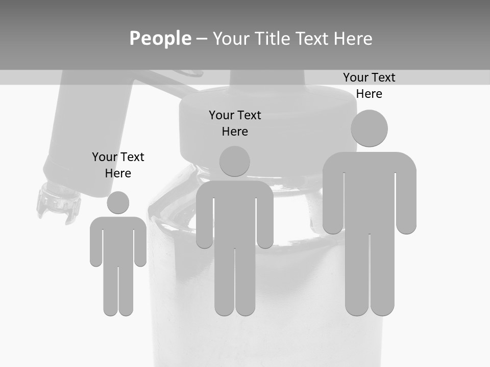 Handle Work Sprayer PowerPoint Template