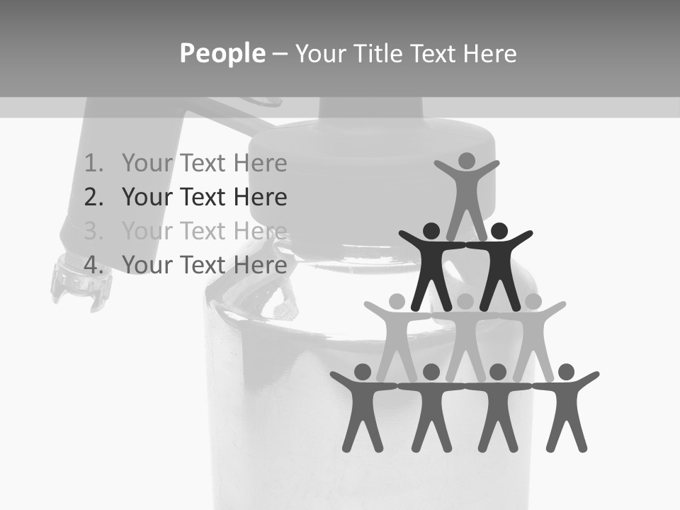Handle Work Sprayer PowerPoint Template