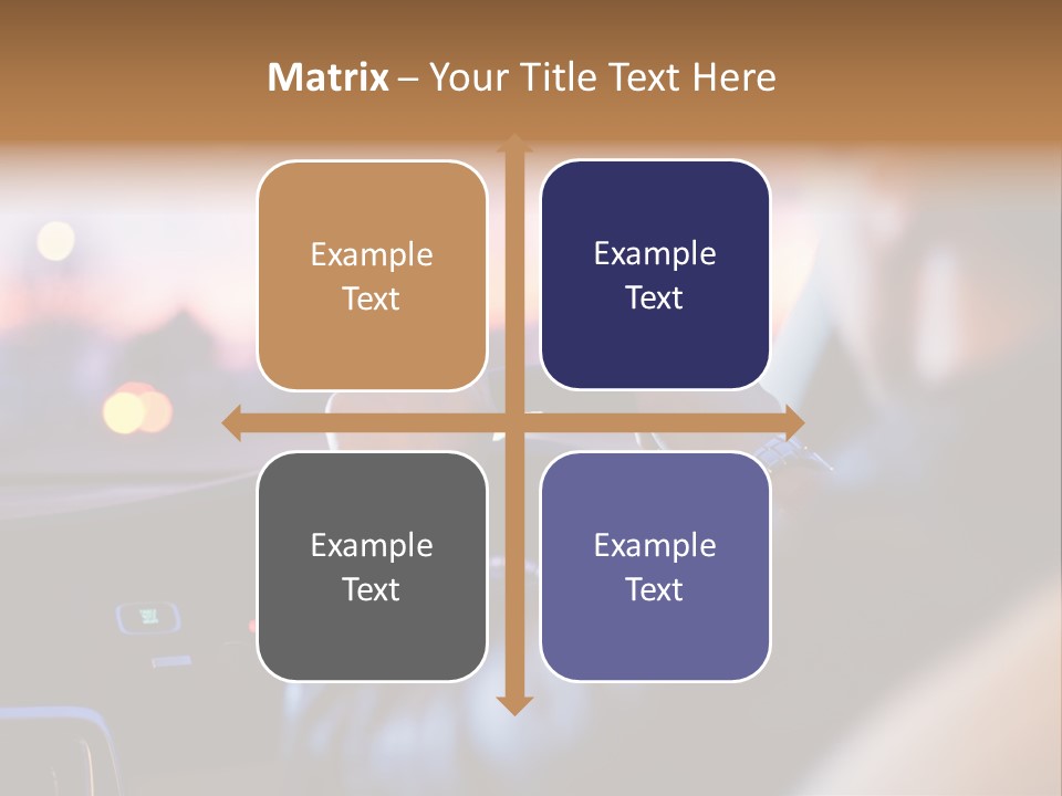 Motion Wiper Headlights PowerPoint Template
