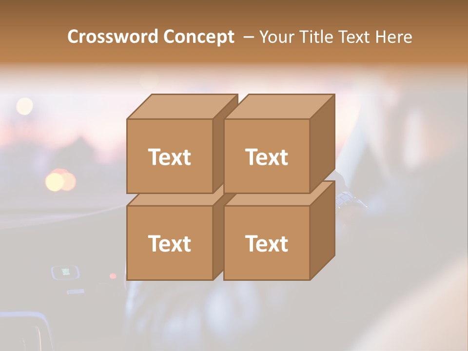 Motion Wiper Headlights PowerPoint Template
