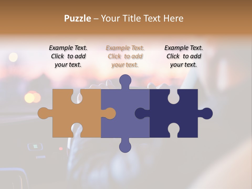 Motion Wiper Headlights PowerPoint Template