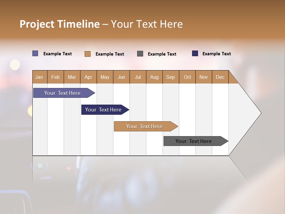 Motion Wiper Headlights PowerPoint Template