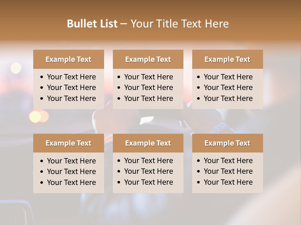 Motion Wiper Headlights PowerPoint Template