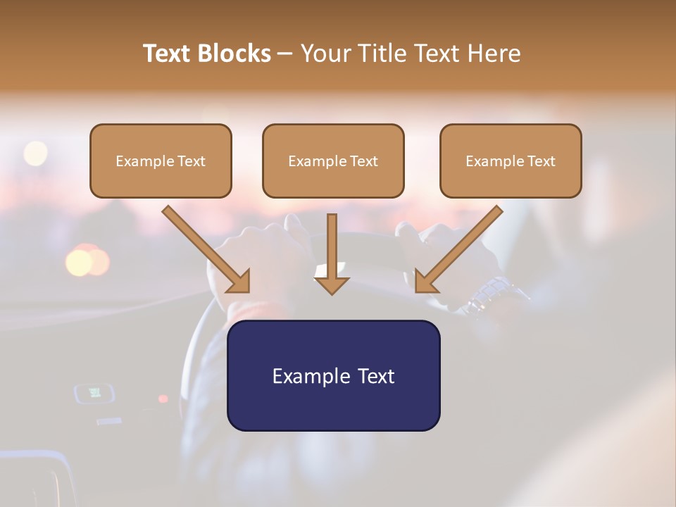 Motion Wiper Headlights PowerPoint Template