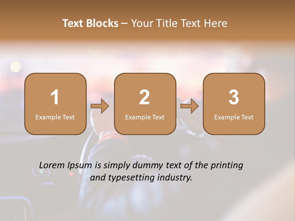 Motion Wiper Headlights PowerPoint Template