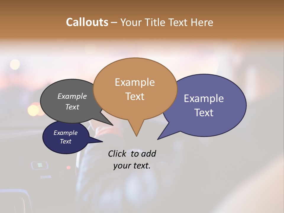 Motion Wiper Headlights PowerPoint Template