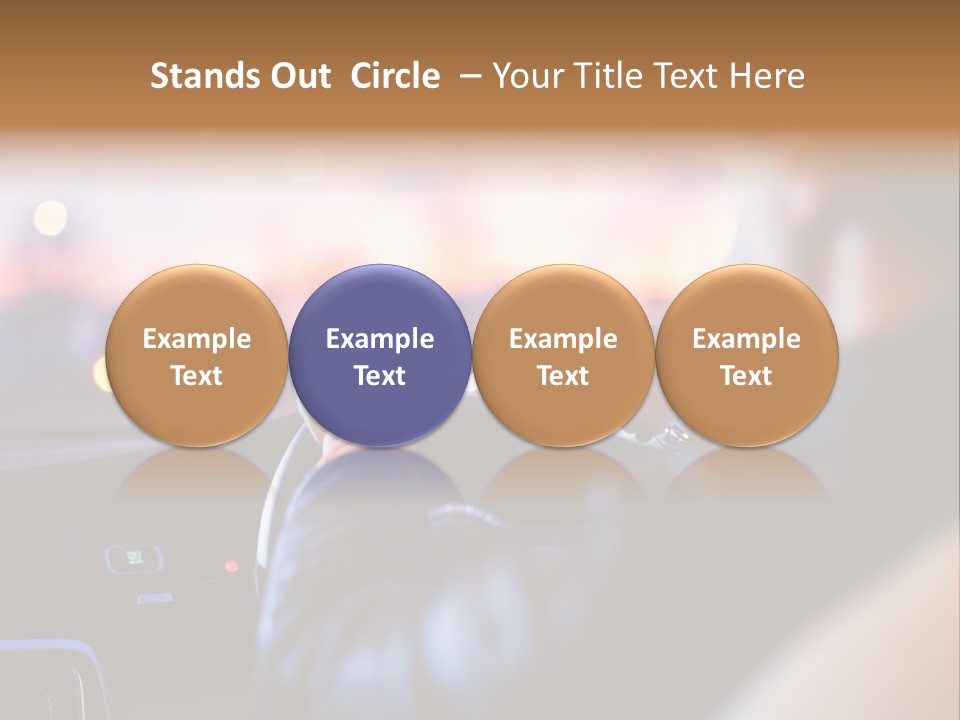 Motion Wiper Headlights PowerPoint Template