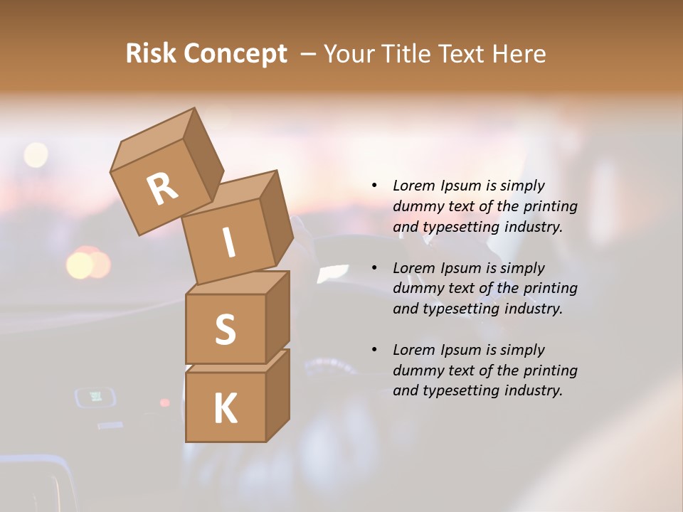 Motion Wiper Headlights PowerPoint Template