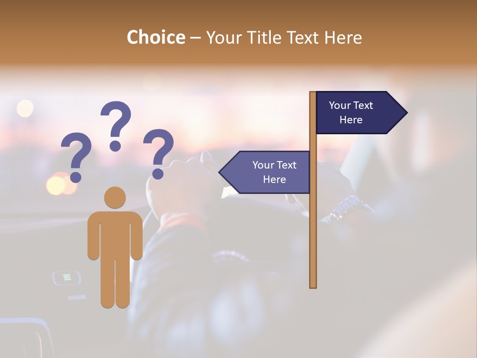 Motion Wiper Headlights PowerPoint Template