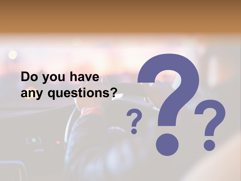 Motion Wiper Headlights PowerPoint Template