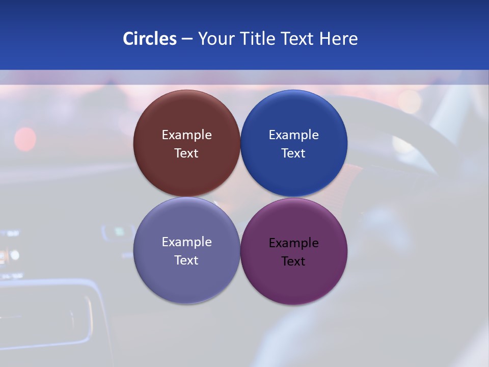 Male Dark Driver PowerPoint Template