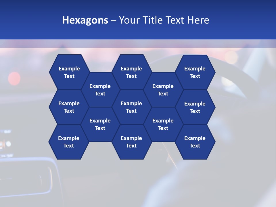 Male Dark Driver PowerPoint Template