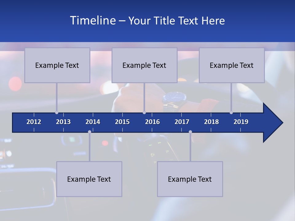 Male Dark Driver PowerPoint Template