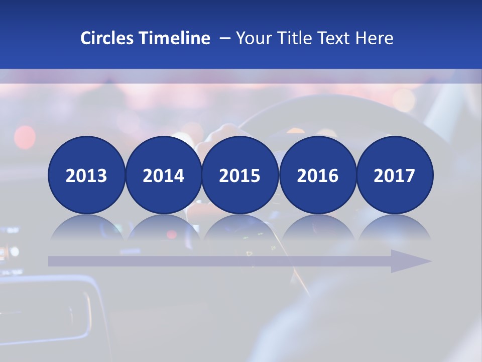 Male Dark Driver PowerPoint Template