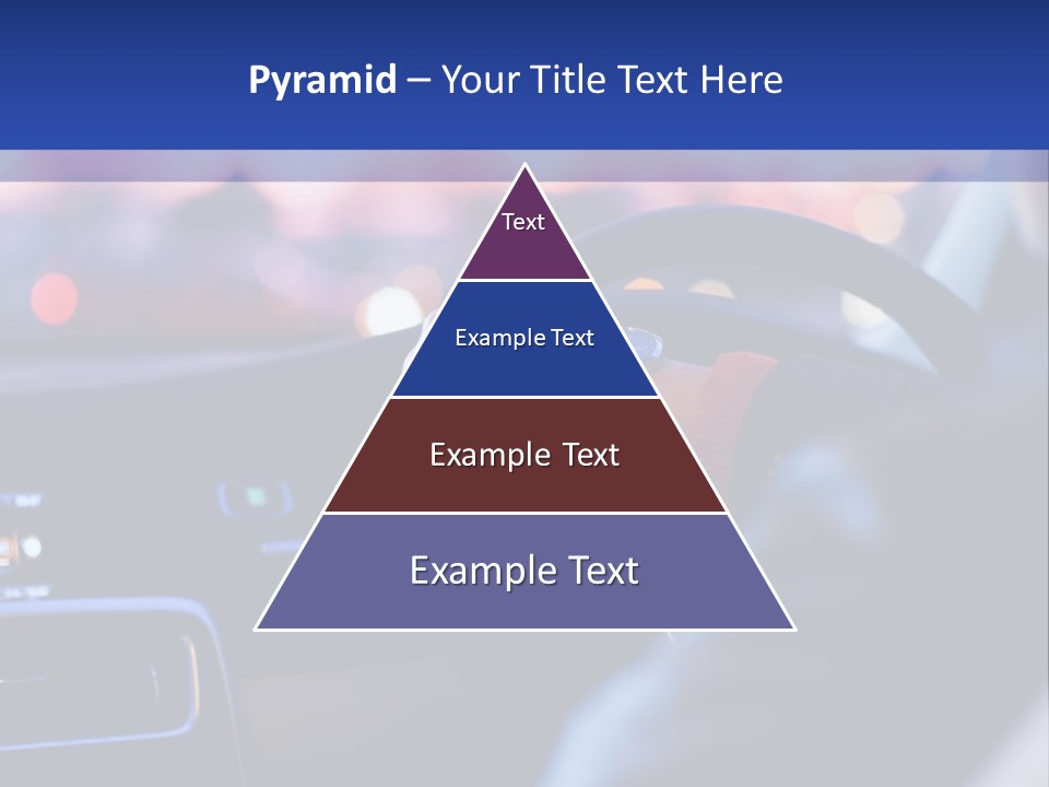 Male Dark Driver PowerPoint Template