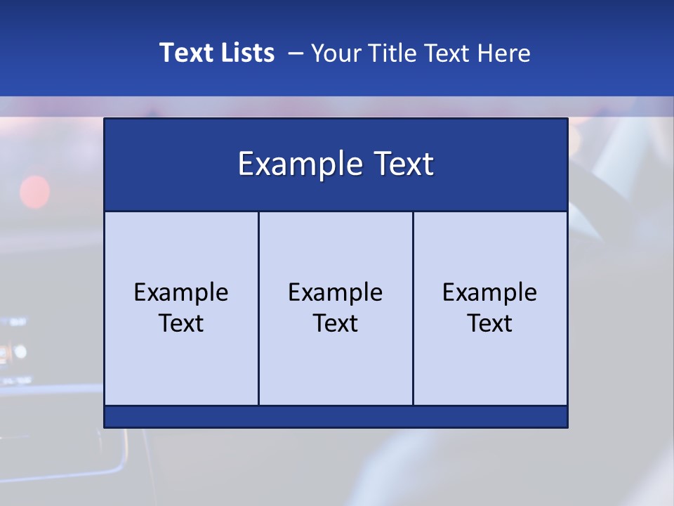 Male Dark Driver PowerPoint Template