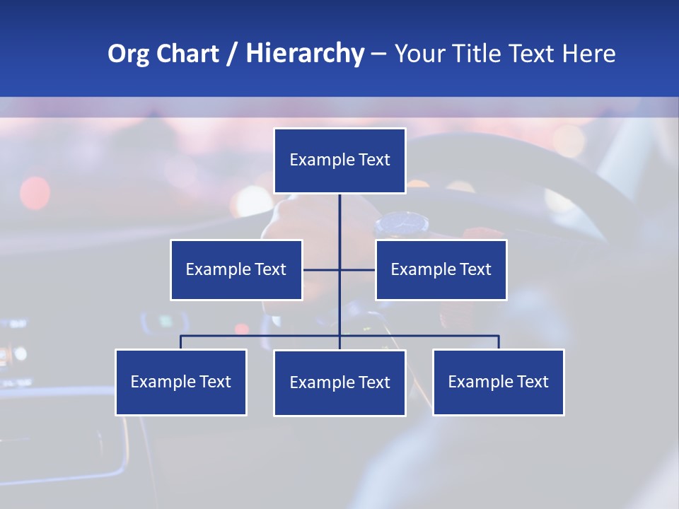 Male Dark Driver PowerPoint Template