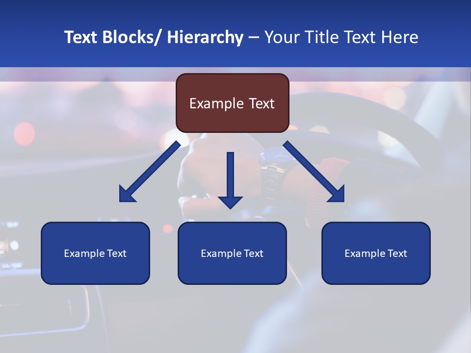 Male Dark Driver PowerPoint Template