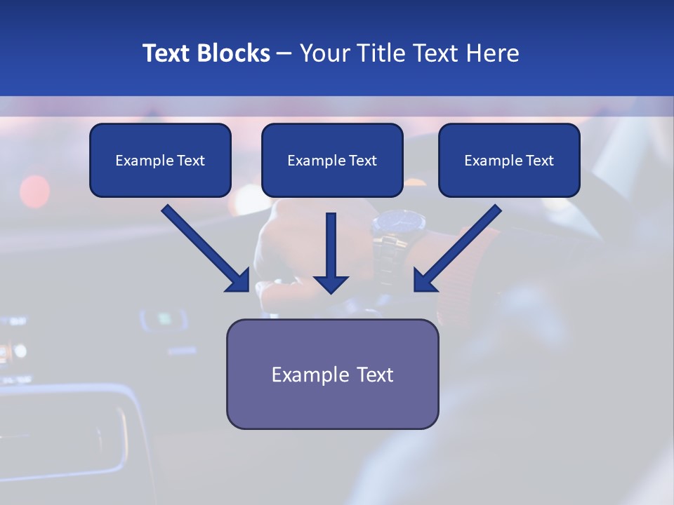 Male Dark Driver PowerPoint Template
