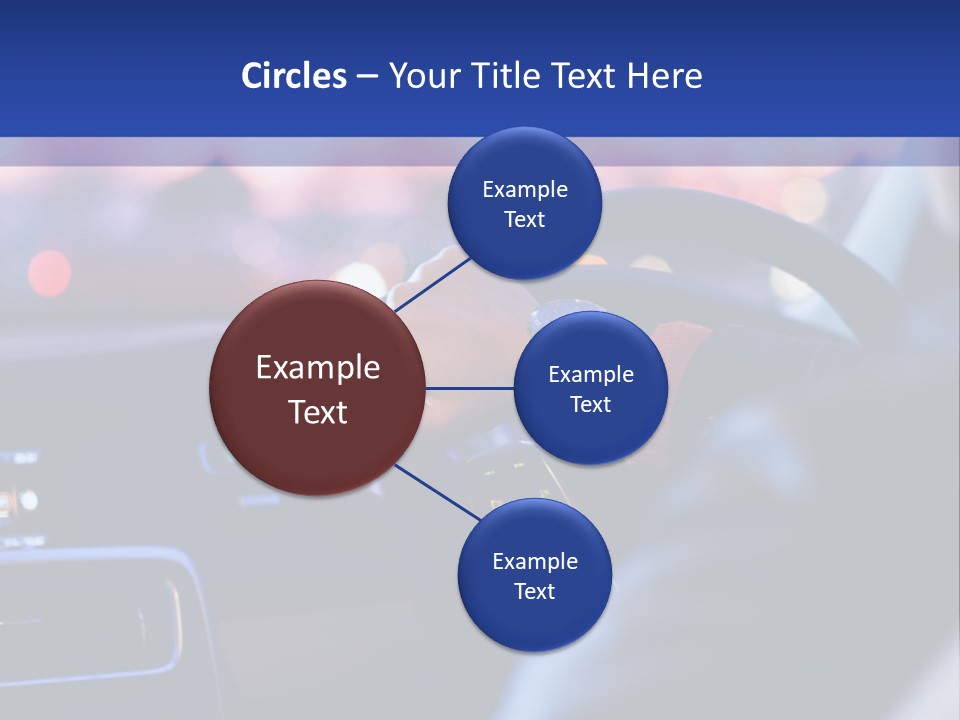 Male Dark Driver PowerPoint Template