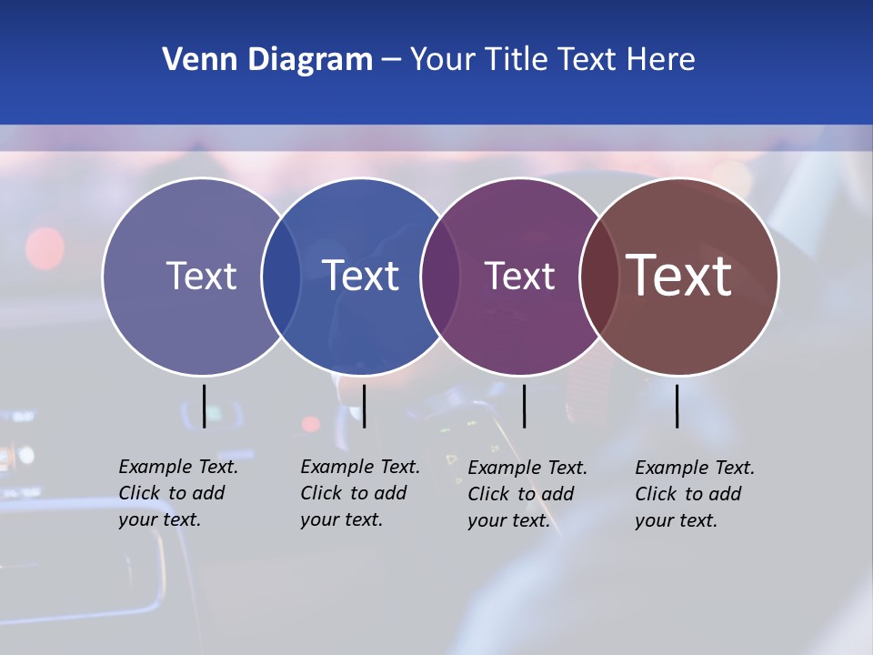 Male Dark Driver PowerPoint Template